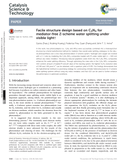 Facile structure design based on C3N4 for mediator-free Z