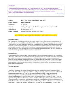 Instructor: A. Guillory