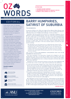 Ozwords April 2017 - Oxford University Press