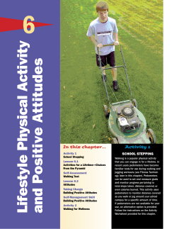 Lifestyle Physical Activity and P ositive Attitudes