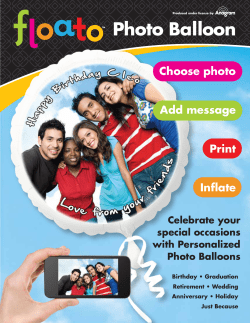 Photo Balloon - Anagram Balloons
