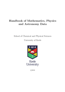 The Handbook of Mathematics, Physics and