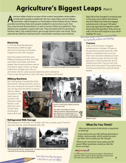 Agriculture`s Biggest Leaps (2010