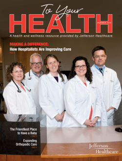 Summer 2013 - Jefferson Healthcare