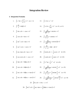 Integration Review