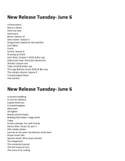 New Release Tuesday