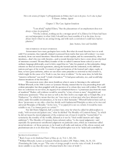 THE EVIDENCE OF SELF EVIDENCE