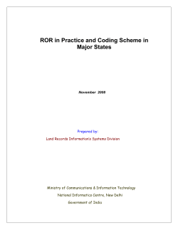 ANDHRA PRADESH - Department of Land Resources