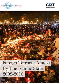 Foreign Terrorist Attacks By The Islamic State, 2002-2016
