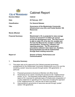(CIL) and Pooled Section 106 Resources PDF 372 KB