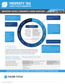 property tax - Ticor Title