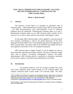 MD Cartesian Plane - University of Malaya