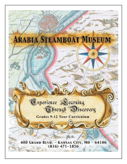 Grades 9-12 - The Arabia Steamboat Museum