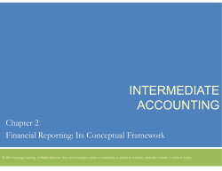 INTERMEDIATE ACCOUNTING