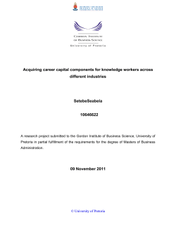 Acquiring universally transferable career capital components for