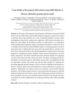 Creep stability of the proposed AIDA mission target 65803 Didymos