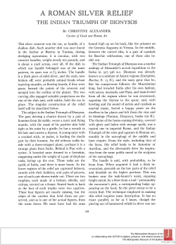 the indian triumph of dionysos