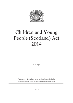 Children and Young People (Scotland) Act 2014