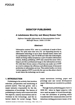 DESKTOP PUBLISHING