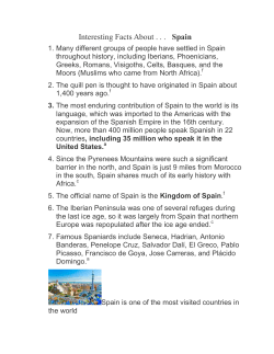 Interesting Facts About . . . Spain