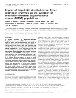 Impact of target site distribution for Type I restriction enzymes on the