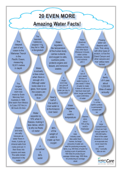 20 More Water Facts
