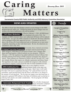 Caring-Matters-Jan-Jun-2011 - Sacramento County IHSS Public