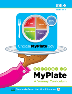 Choose My Plate Activities for 5