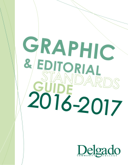 Delgado Graphic and Editorial Standards Guide