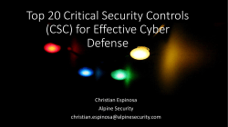 CSC - Alpine Security