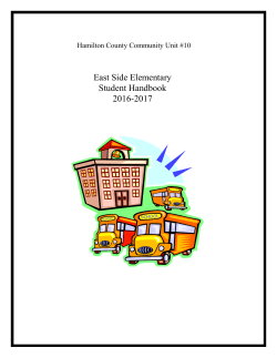 ES Student Handbook - Hamilton County Unit 10 School District