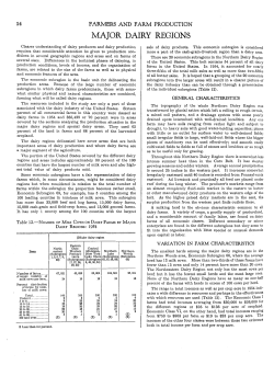 major dairy regions - USDA Economics, Statistics and Market
