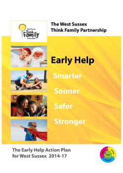 The Early Help Action Plan 2014-17