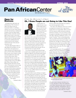 PanAfricanCenter - The University of Akron