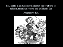 PP for SSUSH13 - Thomas County Schools