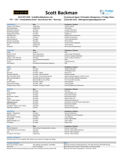 File - Scott Backman