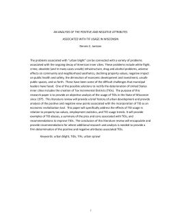 i AN ANALYSIS OF THE POSITIVE AND NEGATIVE ATTRIBUTES