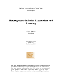 Heterogeneous Inflation Expectations and Learning