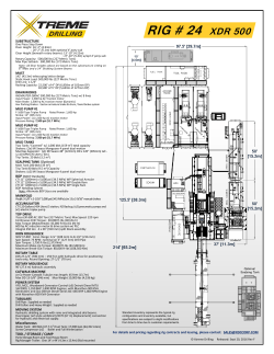 RIG # 24 XDR 500 - Xtreme Drilling Corp.