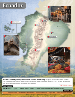 Ecuador - Avanti Destinations