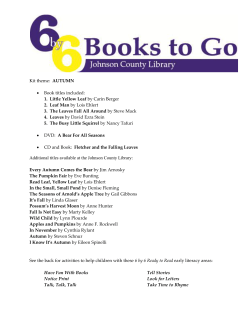 Kit theme: AUTUMN &bull; Book titles included: 1. Little Yellow Leaf by