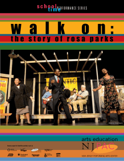 the story of rosa parks - New Jersey Performing Arts Center
