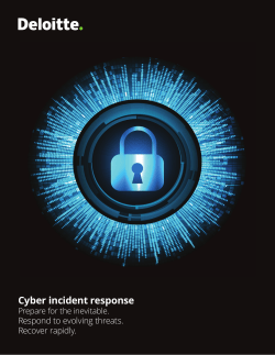 Cyber incident response