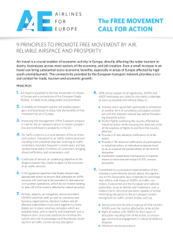 The FREE MOVEMENT CALL FOR ACTION