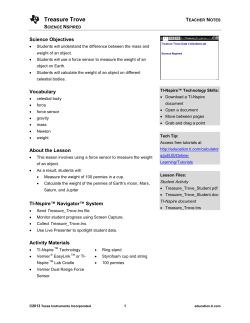 Summary of lesson - TI Education