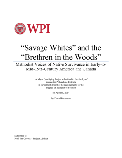 “Savage Whites” and the “Brethren in the Woods”