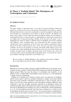 Is There a Turkish Islam?