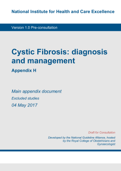 Guideline appendix H
