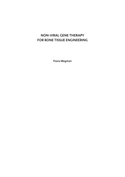 NoN-viral geNe therapy for boNe tissue eNgiNeeriNg