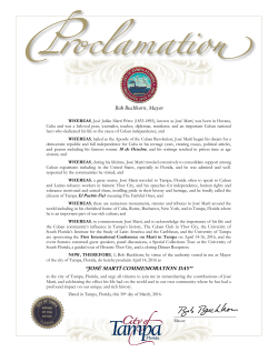 Jose Marti Commemoration Day